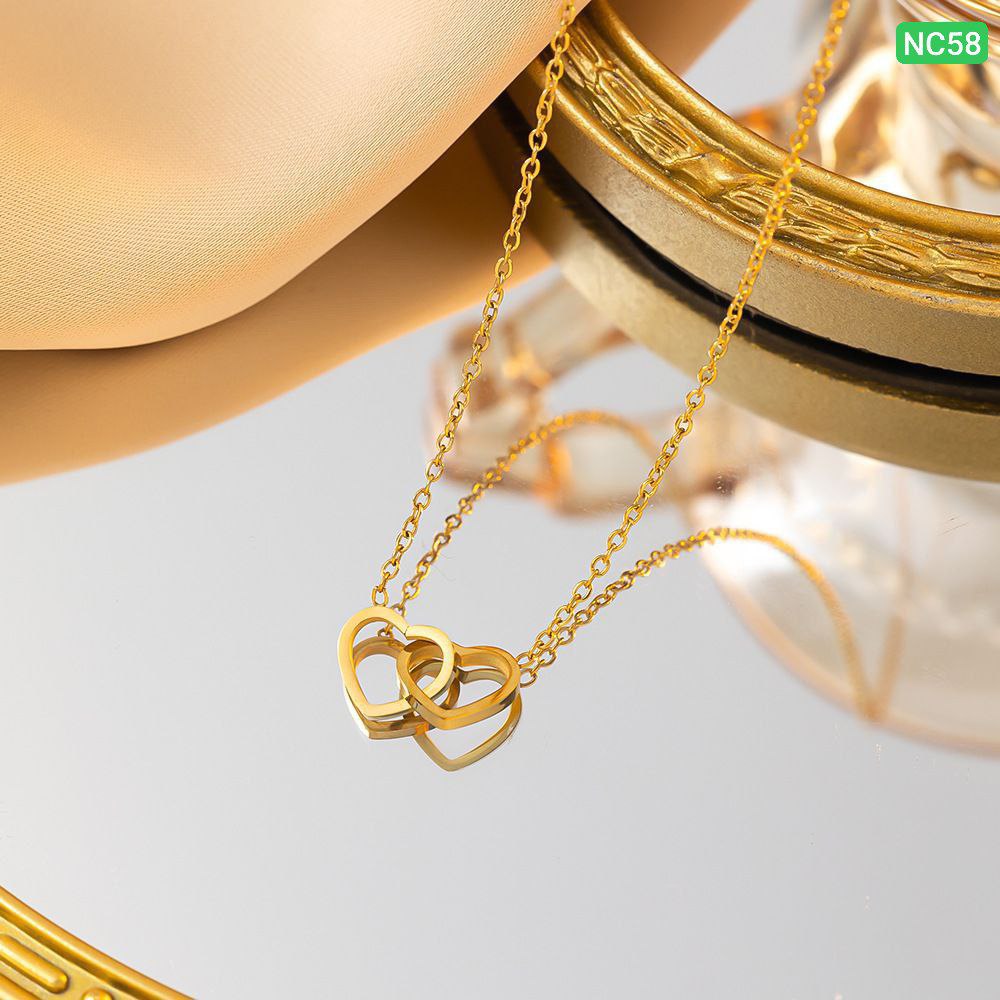 Interlock 2 Love Neckpiece (18k Gold Plated