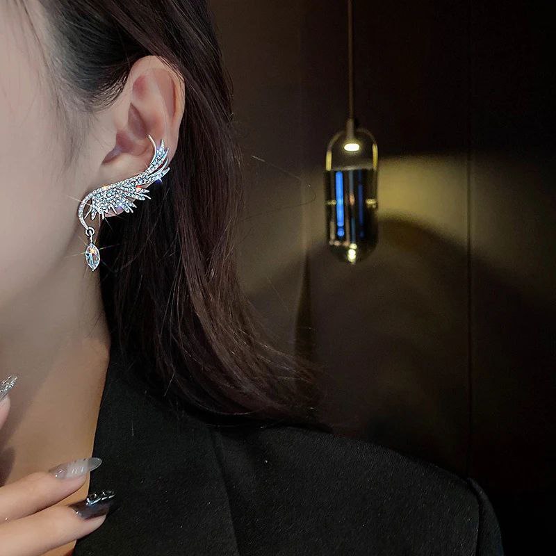Angel wing earrings
(Color guarantee)