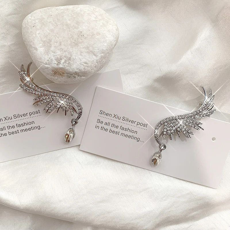 Angel wing earrings
(Color guarantee)