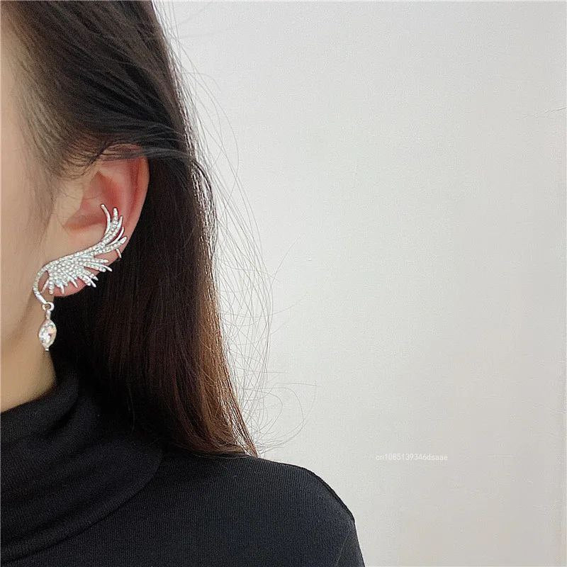 Angel wing earrings
(Color guarantee)