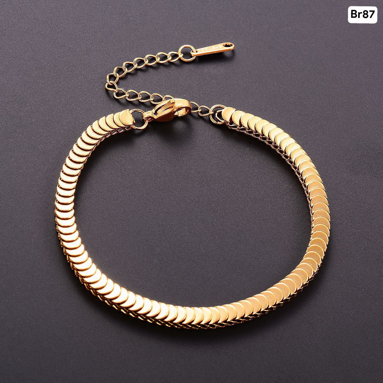 Multi Small Coin Bracelet (18k Gold Plated)