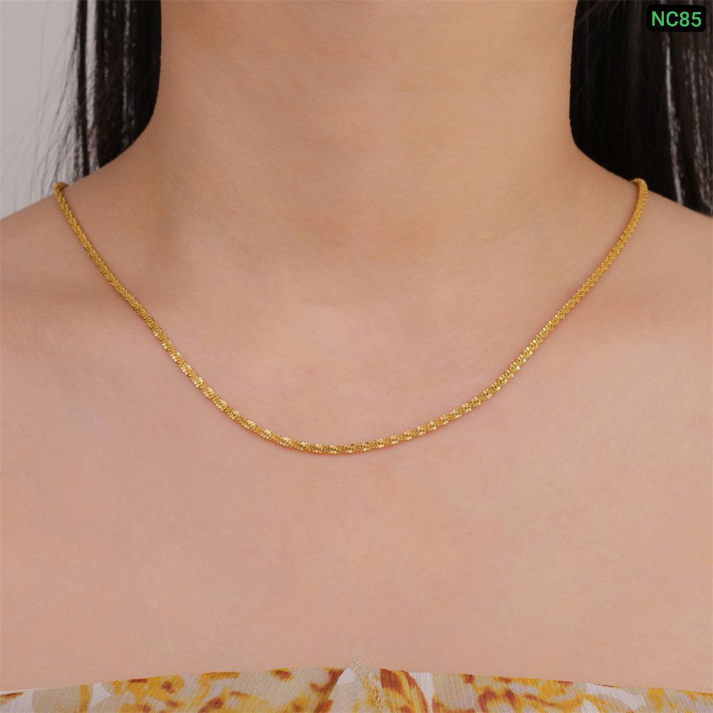 22K Gold Looking Single Chain (22k Gold Polish)