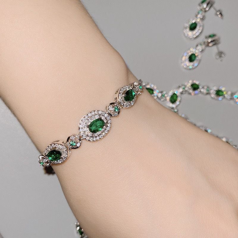 Full Stone 4 Pcs Jewelry Set