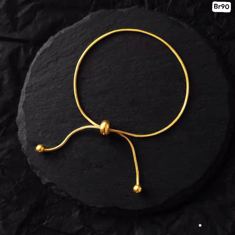 Single Chain Rope Bracelet (18k Gold Plated)