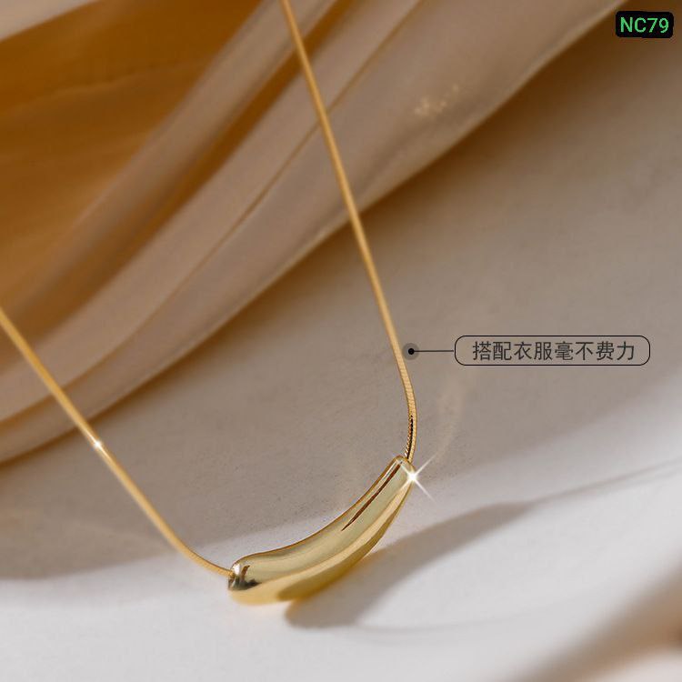 Chilli 21K Gold Polish Necklace