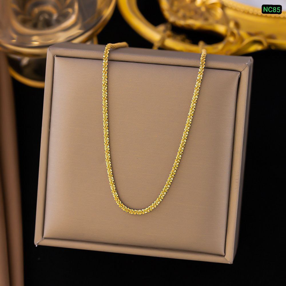 22K Gold Looking Single Chain (22k Gold Polish)