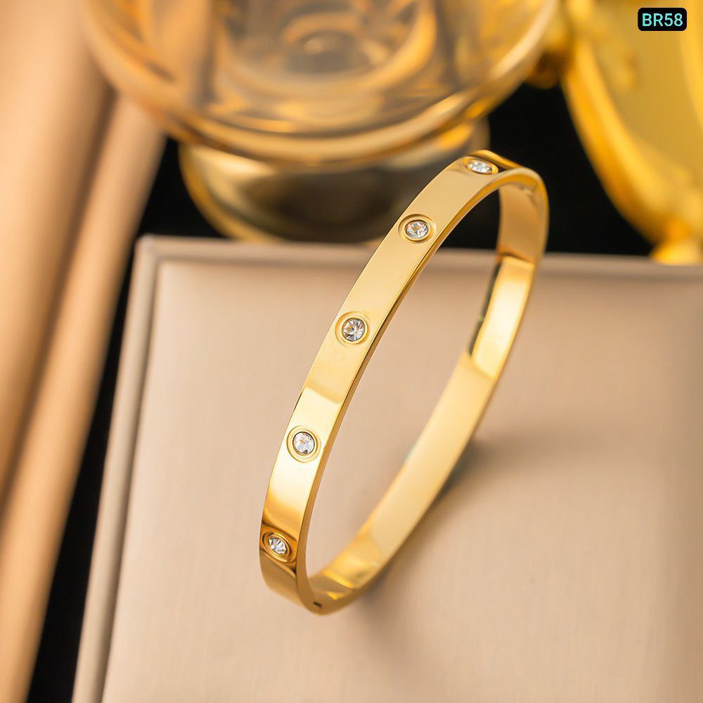 18K Gold Plated Bangle Cum Bracelet