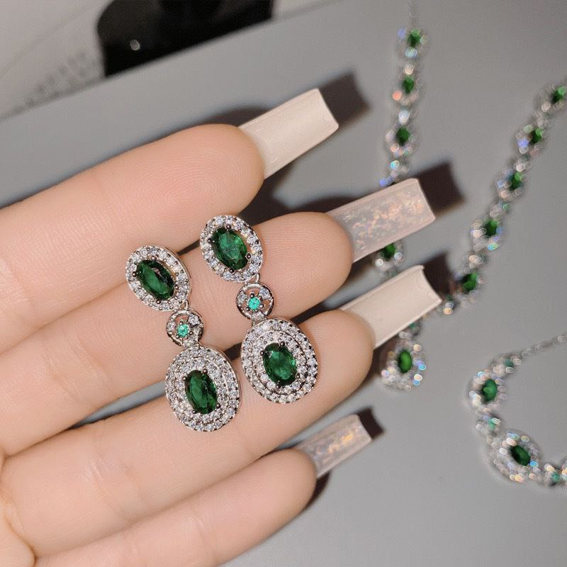 Full Stone 4 Pcs Jewelry Set