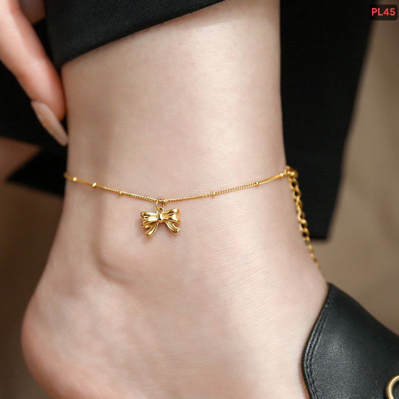 Bow Anklet Payel (18k Gold Plated)