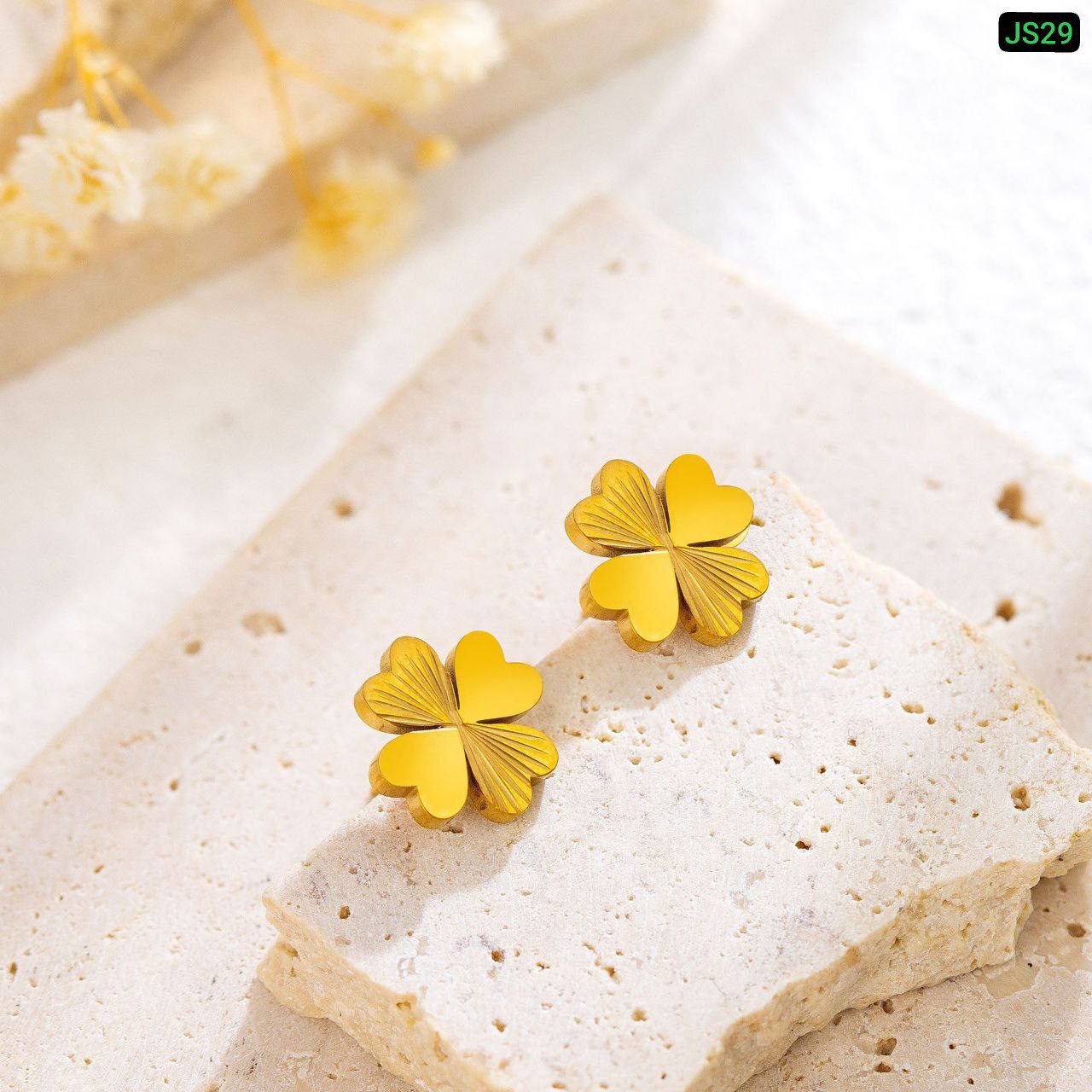 2 web Love 2 plane love jewellery Sets (Necklace & Earrings) (18k Gold Plated)