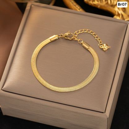Chain Hanging Love Bracelet (18k Gold Plated)
