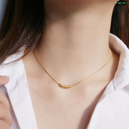 Chilli 21K Gold Polish Necklace