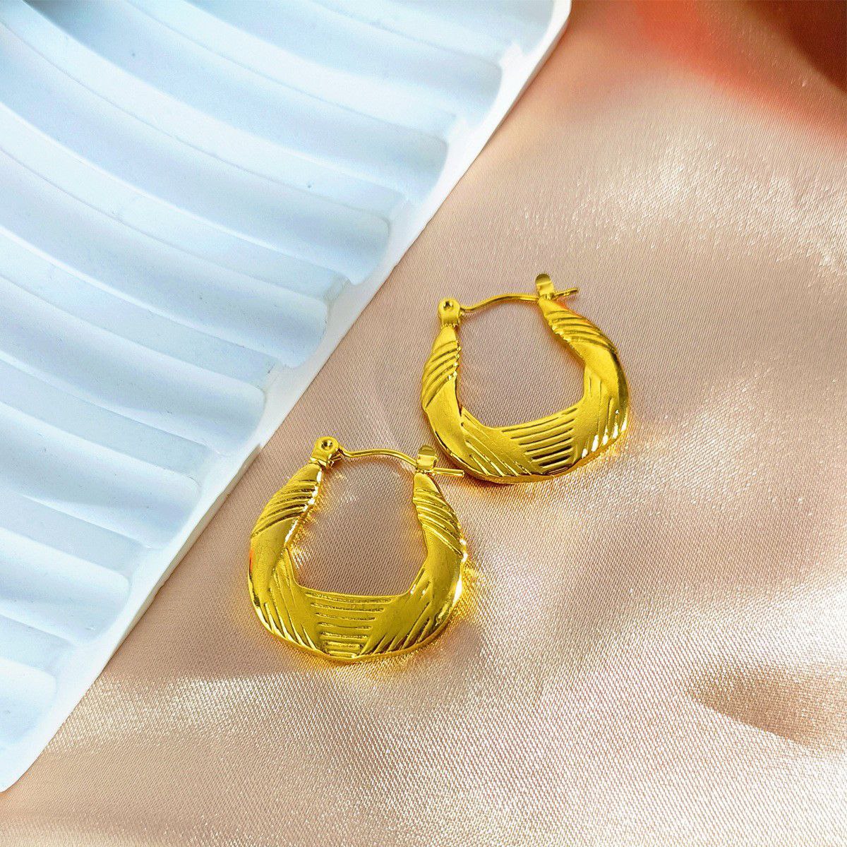18K gold plated Earrings